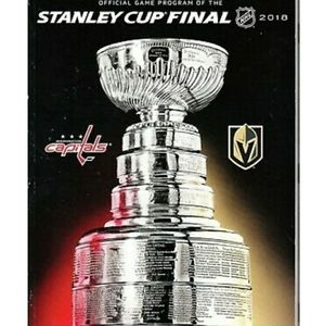 2018 Stanley Cup Final program